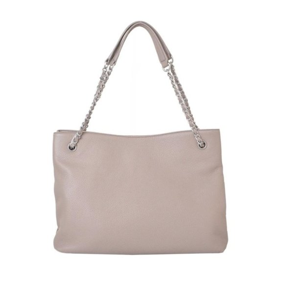 Tory Burch Britten Triple Compartment Tote in Gray NEW WITH TAGS - Picture 3 of 6